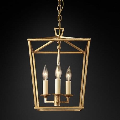 American 4-head Chandelier Foreign Trade Original Single Retro Pendent Lamps Dining Room Chandelier Reference Lamp etc