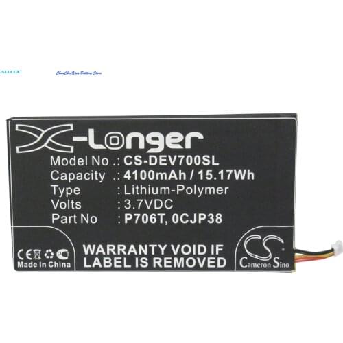 Cameron Sino 4100mAH Battery P706T for DELL Venue 7, Venue 7 3740, Venue 8, Venue 8 3830, Venue 8 3840, Venue 8 T02D 3830