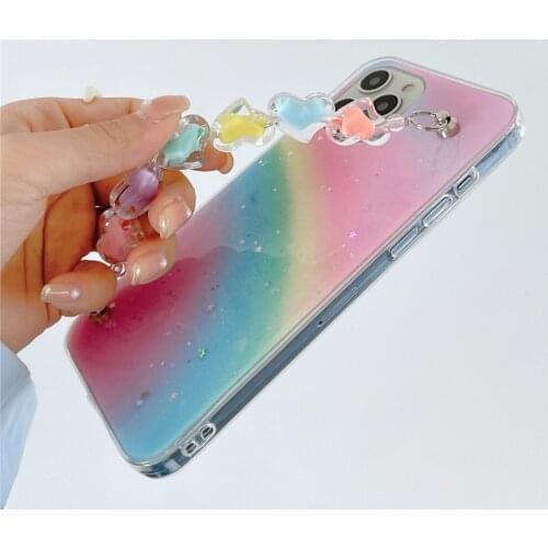Love Bracelet Color Sky Case for Huawei Y9 Prime 2019 Y6 PRO 2019 Mate 30 20 PRO NOVA 3I 4 4E 5 5I 6 7 SE Honor 30 S V20 V30