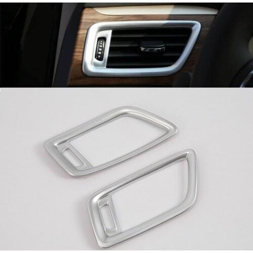 For Trumpchi GS8 2PCS ABS Car Front Air Conditioning Vent Cover Trim Car Styling Accessories