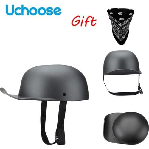 Adult Open Face Summer Retro Motorcycle Vintage Half Helmet Baseball Cap Helmets Children Riding Motocross Men Women