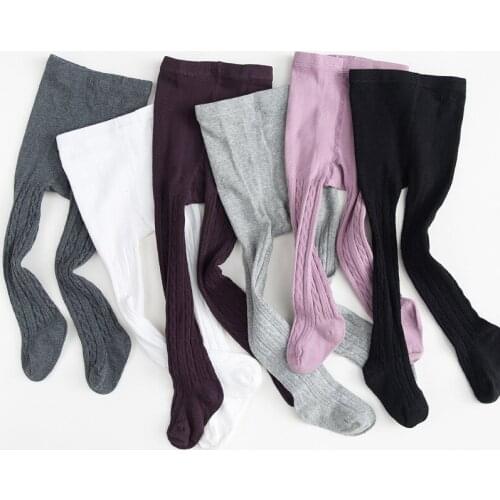 Girls Tights Children Baby Stockings Spring Autumn Tights Winter Warm Pantyhose Cotton Cute Candy Color
