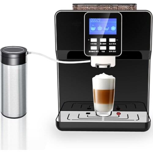 110V commercial coffee machine automatic coffee machine freshly ground coffee machine for office coffee machine coffee maker