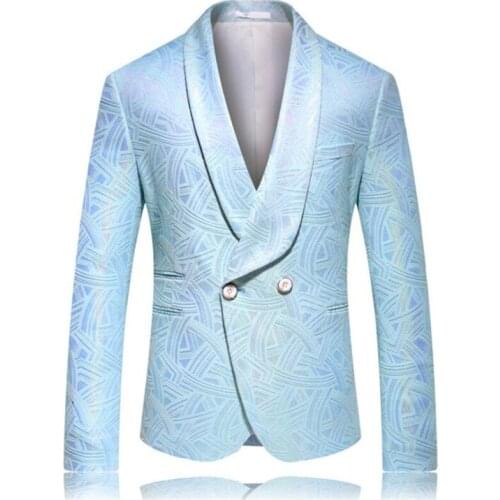 Flower ritual suit mens blazer clothes jackets masculino terno masculino slim casual coats wedding spring autumn ropa hombre