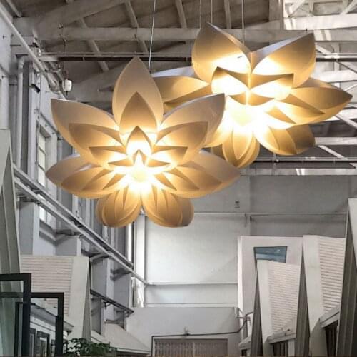 Lily PP chandelier modern minimalist fashion lighting designer single head Restaurant Bar living room bedroom Book lamp