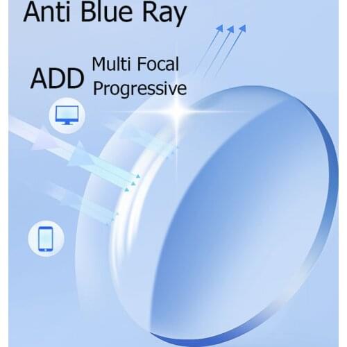 A Pair Of Prescription Optical Lens Anti Blue Progressive Multi-focus Myopia Presbyopia Scratch-resistant 1.56 1.61 1.67 Index
