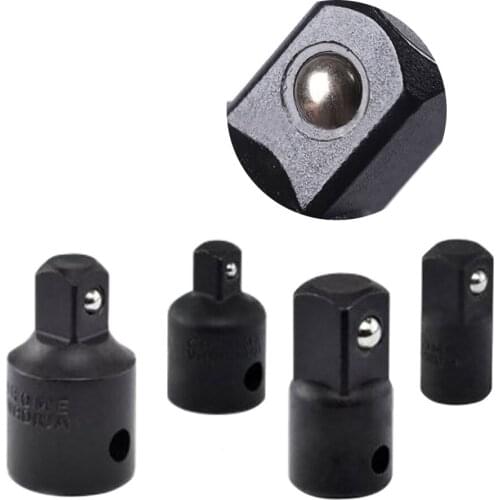 4pcs 1/4 3/8 1/2 Drive Socket Adapter Converter Reducer Air Impact Craftsman Socket Wrench Adapter Hand Tools Set Repair Tools