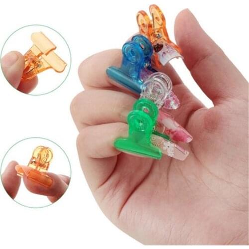 5Pcs/Set Nail Extension Plastic Holder C Curve Forming Clips Clamps Fixing Tools
