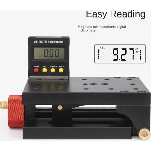 Adjustable angle adjustment platform