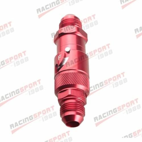 -10 AN Quick Release Connect Fitting Fuel Adapter Line Hose Red