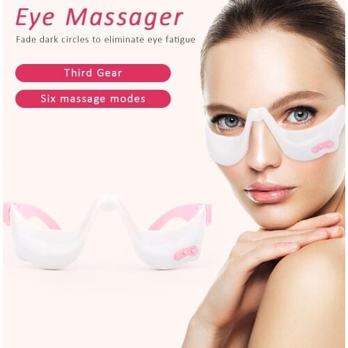 3D Smart Vibration Eye Massager Eye Care Instrumen Heating Relieves Fatigue and Dark Circles Eye Care Massager USB Rechargeable