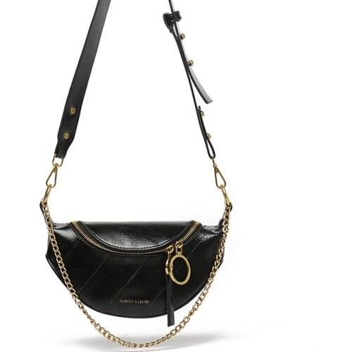 Yesetn Bag 05182021 Ladies chest small bag chain single shoulder bag waist bag