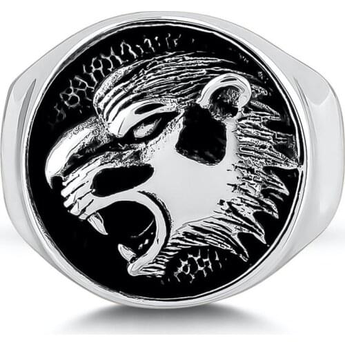 Elegant Ring in 925 Sterling Silver Lion Figure Rings Trendy Gift for Women & Men Rings Free Shipping Fine Jewelry Accessories