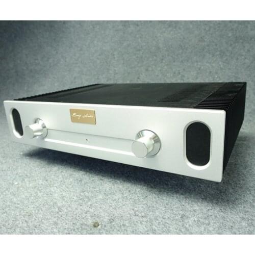 Size W430 H90 Depth 308 Heatsink Aluminum Chassis DIY Power Amplifier Supply Case Dual Knobs BZ4309