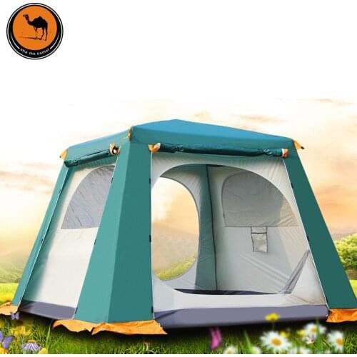 3-4-6person big space family party tents travel outdoor camping tent