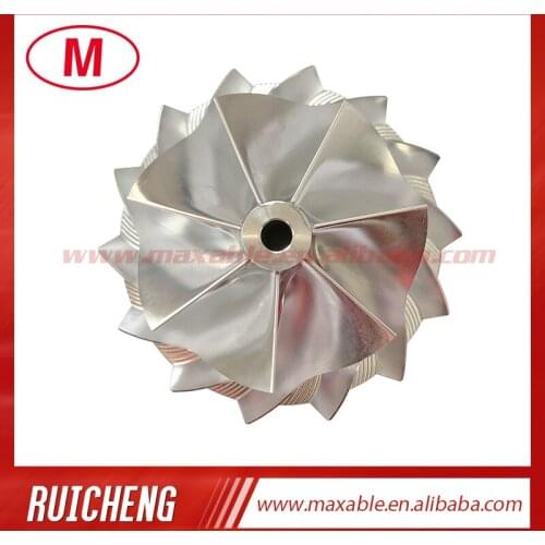 GTX3582 9833-2 62.45/82.36mm 7+7 blades Reverse high performance turbocharger billet/milling/aluminum 2618 compressor wheel