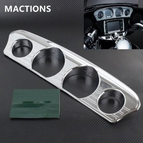 Cool Chrome Tri-Line Trim Covers Ornamental Mouldings Hight Quality For Harley Touring Electra Street Glide & Trike 14-17