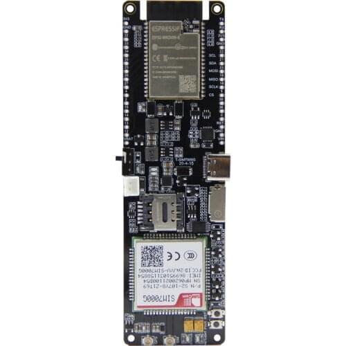 LILYGO® TTGO T-SIM7000G Module ESP32-WROVER-B Chip WiFi Bluetooth 18560 Battery Holder Solar Charge Development Board