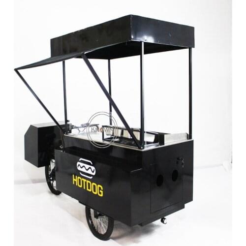 Hot dog Mobile Food Cart Outdoor Multifunction Freezer Electric Tricycle Hot and Cold Snack Retail Bike