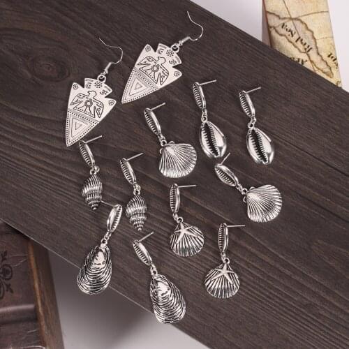 Fashion Shell Earrings For Women Hanging Dangle Earrings Drop Earring modern Jewelry