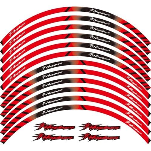 High Quality Motorcycle Wheel Sticker Decal Reflective Rim Bike Suitable For SUZUKI Hayabusa GSXR1300 GSX1300R GSXR1300R