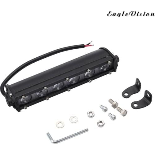 Small Single-row LED Work Lights Off-road Vehicle Headlights Convex Lens Work Lights Front Bumper Lights In The Grid
