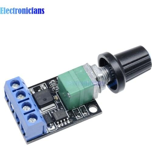DC Motor Speed Control Potentiometer Governor PWM Speed Regulation LED dimming 10A 5V-16V Ultra High Linearity Band Switch New