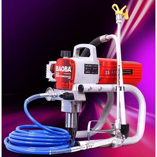 High-Pressure New Airless Spraying Machine Professional Airless Spray Gun Airless Paint Sprayer 450 Painting Machine Tool