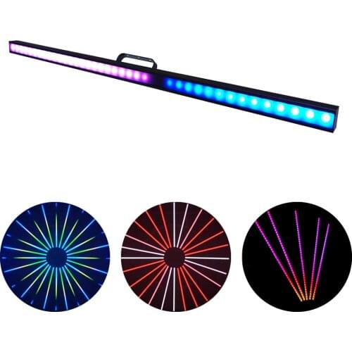 40Pcs Pixel Control LED Pixel Bar Strip Light LED RGB 3IN1 Stage Effect Light DMX 120 CH Channel LED Wall Wash DJ Disco Light