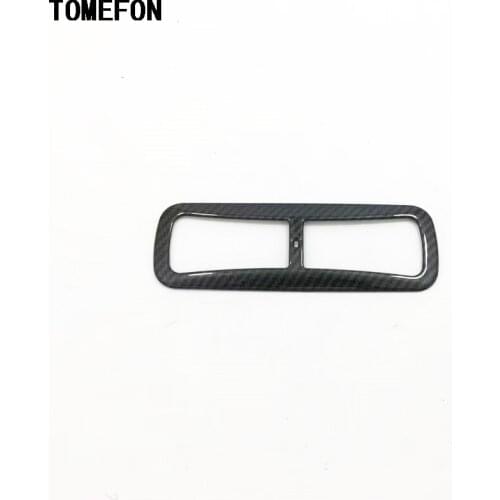 TOMEFON For Honda Accord 10th 2018 2019 ABS Carbon Style Rear Reading Light Cover Cap Car Interior Trim