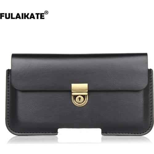 FULAIKATE 5.1" Striae Universal Waist Bag for Samsung Galaxy S6 Edge Pocket Back Case for S5/S6 Holster Cellphone Cases