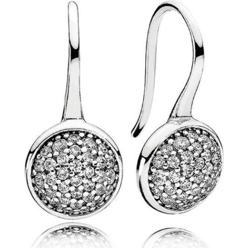 925 Sterling Silver Pan Earrings Dazzling Droplets Stud Earrings For Women Wedding Party Gift Fashion Jewelry