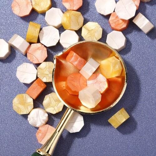 100x Retro Wax Seal Stamp Tablet Octagonal Wax Pill for DIY Postcard Decoration Wedding Wax Seal Ancient Sealing Wax