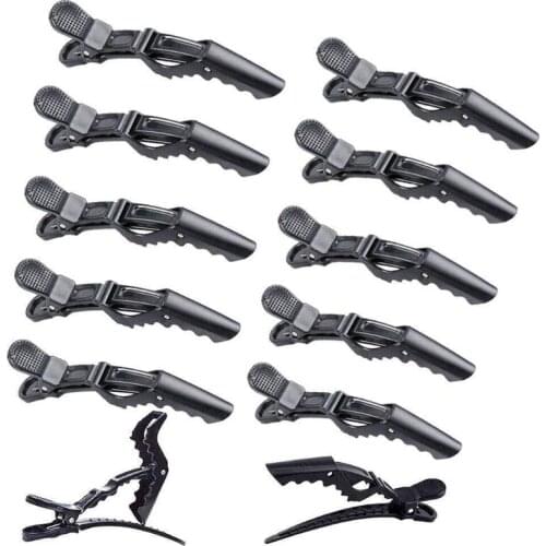 12Pcs Alligator Hair Clips for Styling Sectioning Non-slip Grip Clips for Hair Cutting Women Professional Salon Hairclip