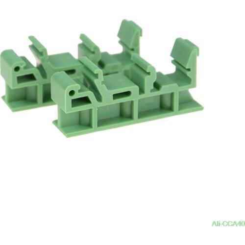 Hot PCB DIN C45 Rail Mounting Adapter Circuit Board Bracket Holder Carrier Clips