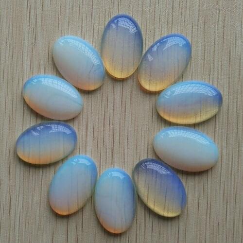 2016 fashion hot sell good quality opal stone Oval CAB CABOCHON stones beads 20x30mm 10pcs/lot Wholesale Free shippingshipping