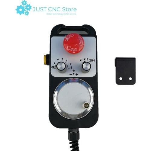 CNC generador de pulso 4 axis MPG colgante volante y de emergencia Stopmanual generador de pulso MPG para Siemens MITSUBISHI FAN