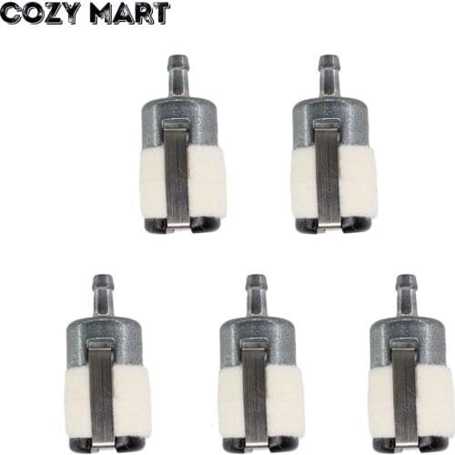 5pcs Fuel Filter For Husqvarna Homelite Stihl Pouland Echo Efco Brush cutter and Chainsaw 5200 4500 5800