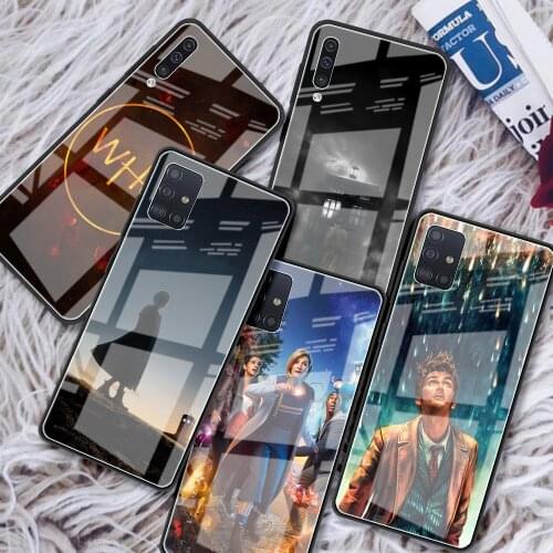 Tempered Glass Case For Samsung Galaxy A51 A50 A71 A70 A31 A21s A52 A40 A30 M51 M31 A91 Luxury Phone Cover Box Doctor Who Shell