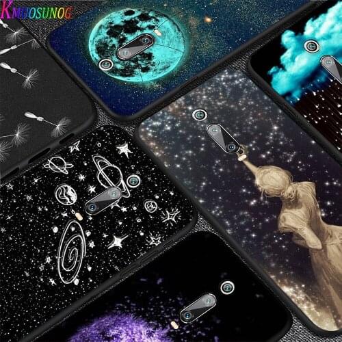 Black White Art Matte For Xiaomi Redmi S2 Y2 9 9 Prime 9C 9A 9T 9AT K30 K30S K30i K40 Note 9 Pro (5G) Black TPU Phone Case