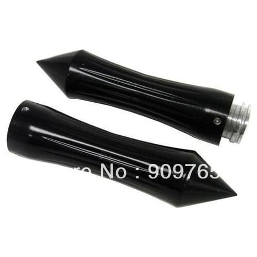Pair BLACK 7/8" Handlebar Hand Grips for Honda CBR F4i Suzuki GSX-R 600 750 1000 Ninja FZR YZF 600 600R R1 R6 R6S