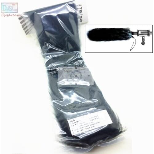 Black 35CM Outdoor Furry Cover Windscreen Windshield Muff Deadcat Wind Shield for Takstar SGC-568 SGC-578 SGC568 SGC578