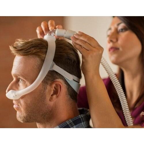DreamWear Nasal Pillows with Headgear and Four Cushins (S/M/MW/L) for Sleep Snoring and Apnea