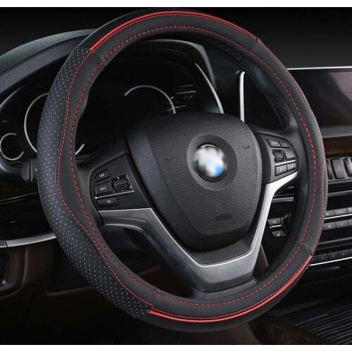 Summer new car steering wheel cover Four seasons universal handle leather breathable handlebar cover