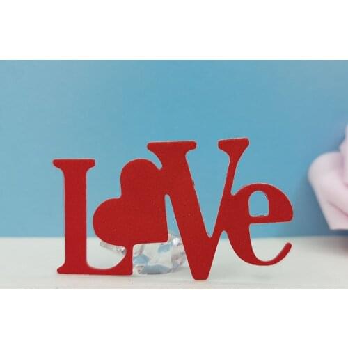 Love Metal Cuting Dies Scrapbooking Embossing Folders for DIY Album Cardmaking Craft Stencil Greeting Photo Paper