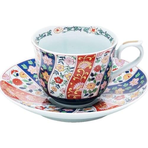 Mino Yaki Coffee Cups And Saucers