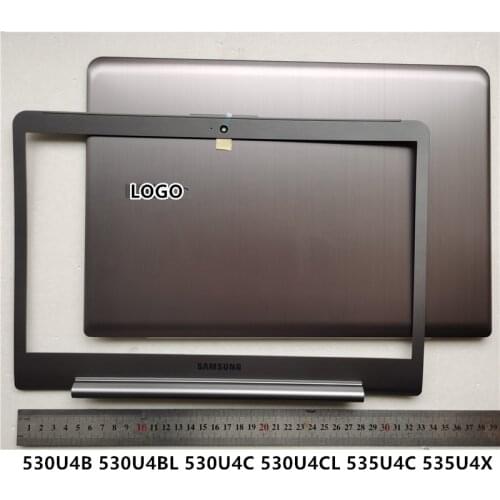New laptop For Samsung 530U4B 530U4BL 530U4C 530U4CL 535U4C 535U4X LCD Back Cover Top Case/LCD Front Bezel