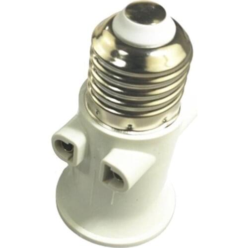 Fireproof E27 Bulb Adapter Lamp Holder Base Socket EU Plug 4A Conversion with For Lights AC100-240V N6Y6