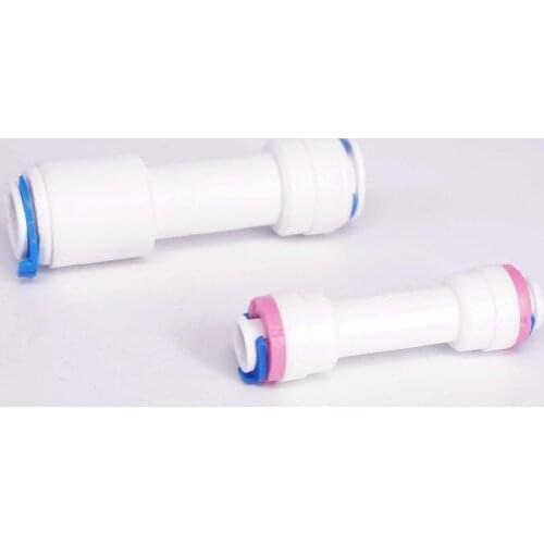 Fit for 1/4" 3/8" OD Tube Non-Return One Way Check Valve Connector Fitting Aquarium Reverse Osmosis RO Water dispenser fittings
