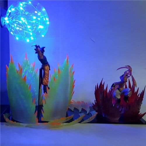 Dragon Ball Super Spirit Bomb Son Goku VS Freeza LED Night Light for Room Home Atmosphere Decorative LED Table Lamp Xmas Gift LU